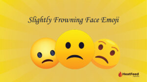 Slightly Frowning Face Emoji