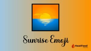 Sunrise emoji