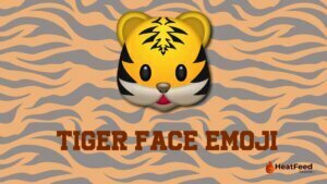 tiger face emoji