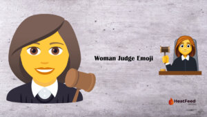 Woman judge emoji