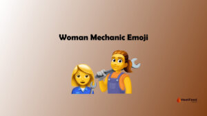 Woman mechanic emoji