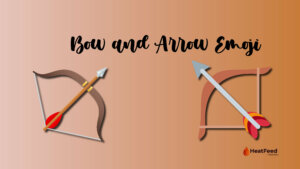 Bow and arrow emoji