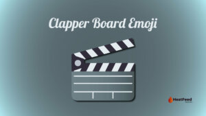 Clapper board emoji