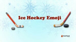 Ice hockey emoji