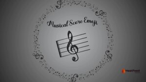 Musical score emoji