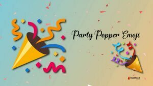 party poppers emoji