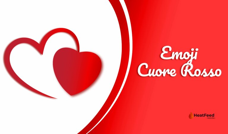 โค๏ธ Emoji Cuore Rosso โค๏ธ Emoji Cuore Rosso