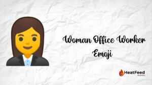Woman office worker emoji