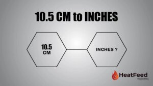 10.5 cm to inches