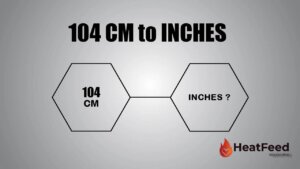 104 cm to inches