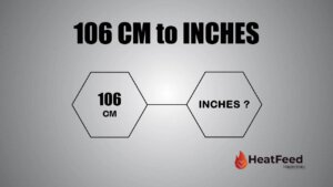 106 cm to inches