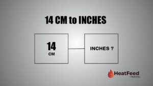 14 cm to inches