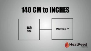 140 cm to inches