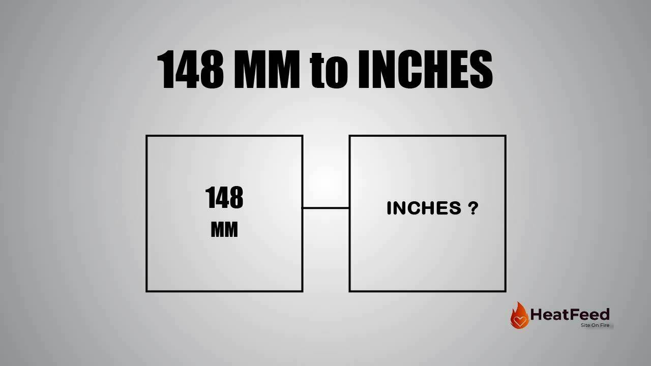 Convert 148 MM To Inches
