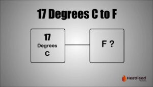 17 degrees c to f