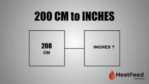 200 cm to inches