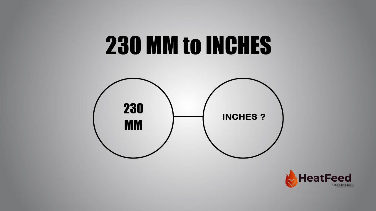 Convert 230 MM to Inches Heatfeed