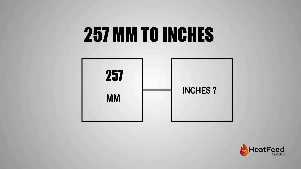 Convert 257 MM to Inches