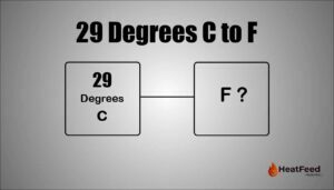 29 degrees c to f