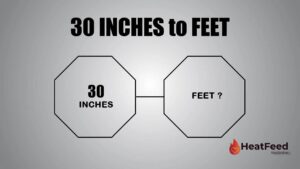 30 INCHES TO FEET