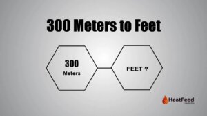300 meters to feet