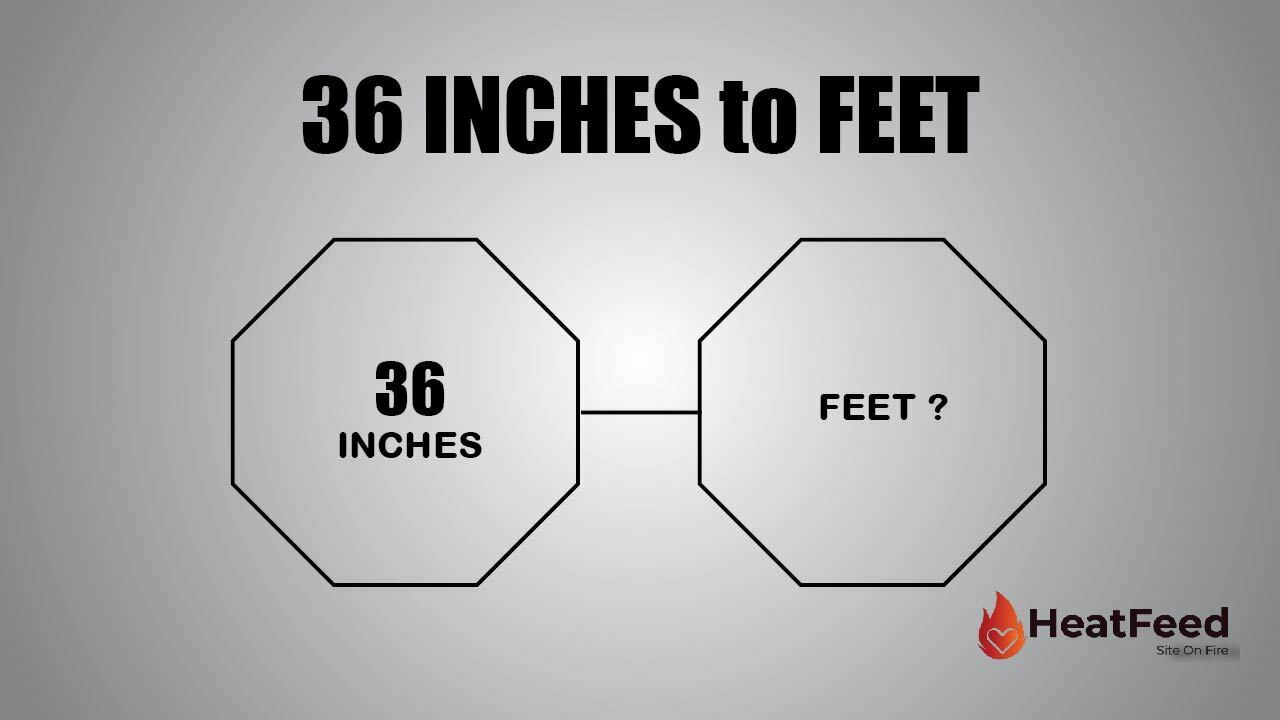 Convert 36 Inches to feet- Heatfeed