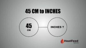 45 cm to inches