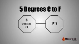 5 degrees c to f
