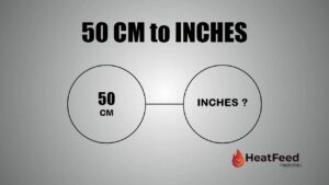 50 cm to inches