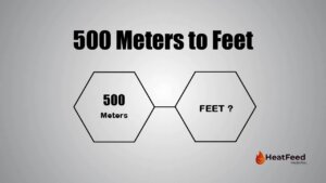 500 meters to feet