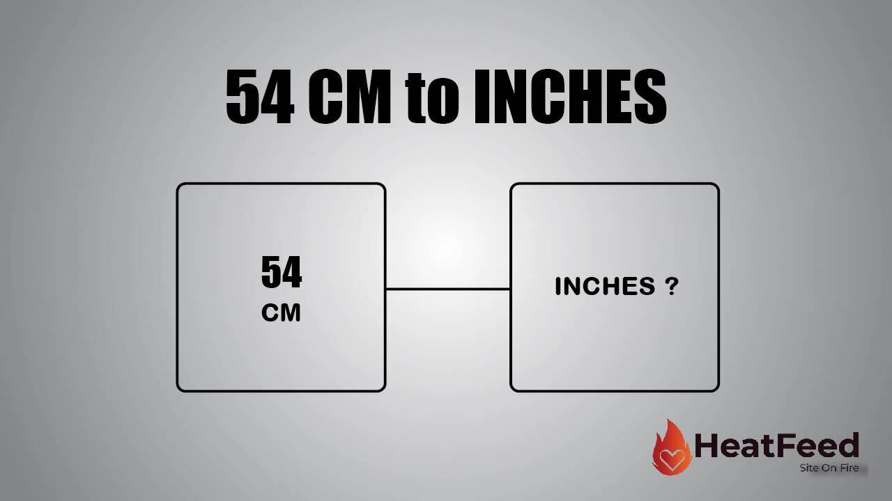 54cm to inches