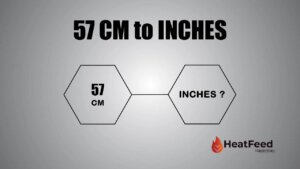57 cm to inches