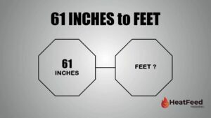 61 INCHES TO FEET