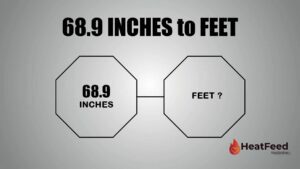 68.9 INCHES TO FEET