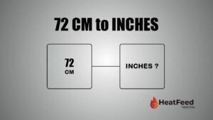 72 CM TO INCHES