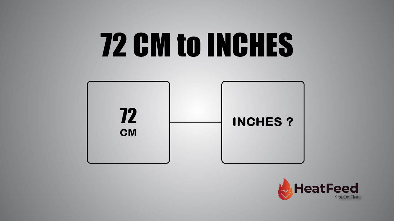 Inches 72cm to What is