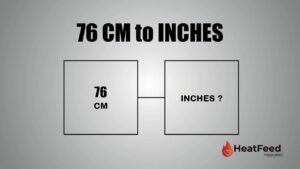 76 cm to inches