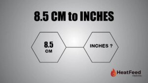 8.5 cm to inches