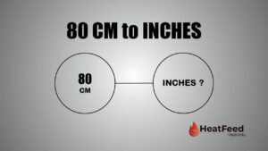 80 cm to inches