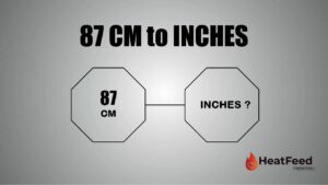 87 CM TO INCHES