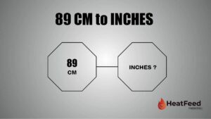 89 CM TO INCHES