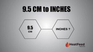 9.5 cm to inches