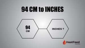 94 cm to inches