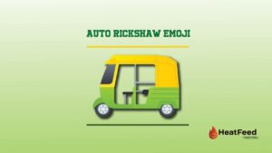 Auto Rickshaw Emoji