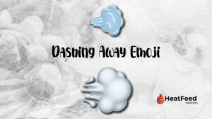 Dashing away emoji