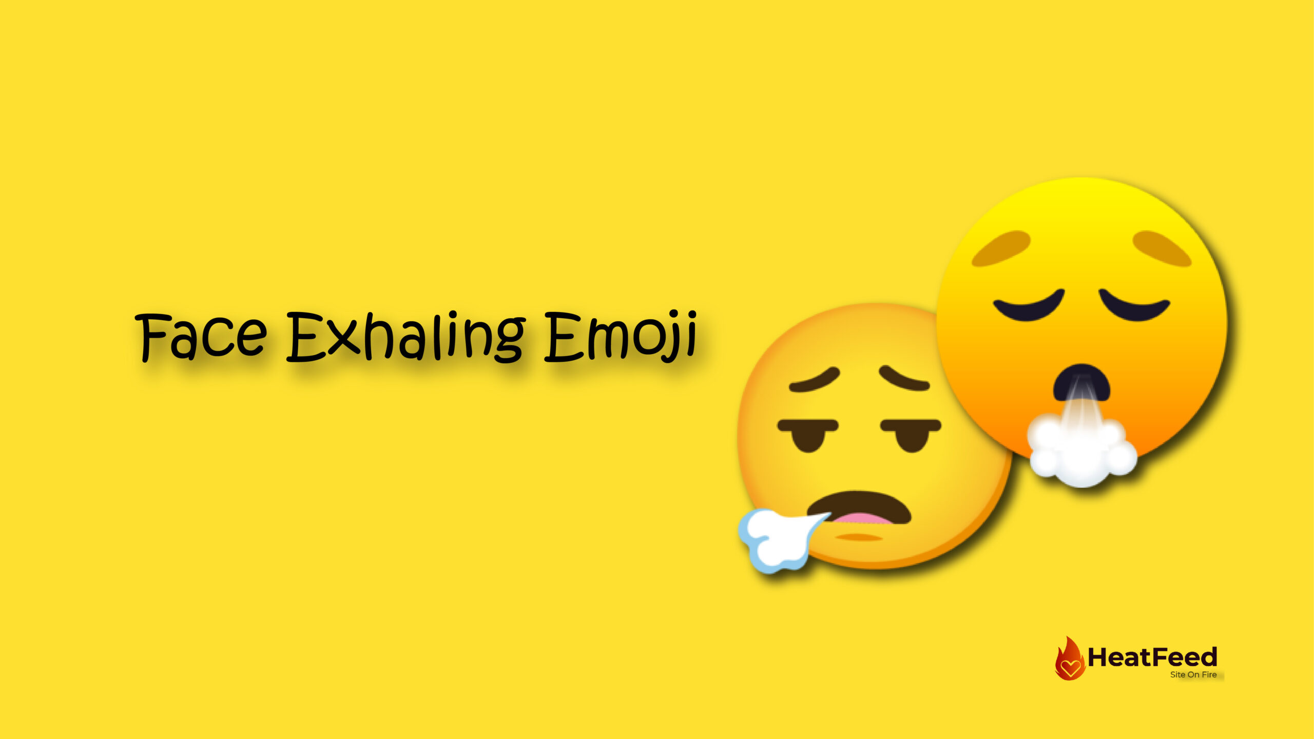 😮‍💨 Face Exhaling emoji Meaning