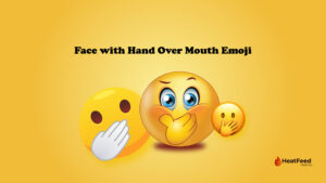 Face with Hand Over Mouth Emoji