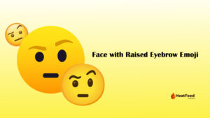 Face with Raised Eyebrow Emoji
