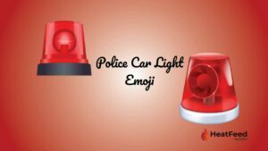 Police Car Light Emoji