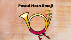 Postal Horn Emoji